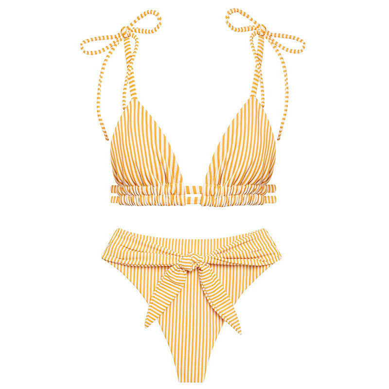 Bikini Rayé Tendance & Modulable