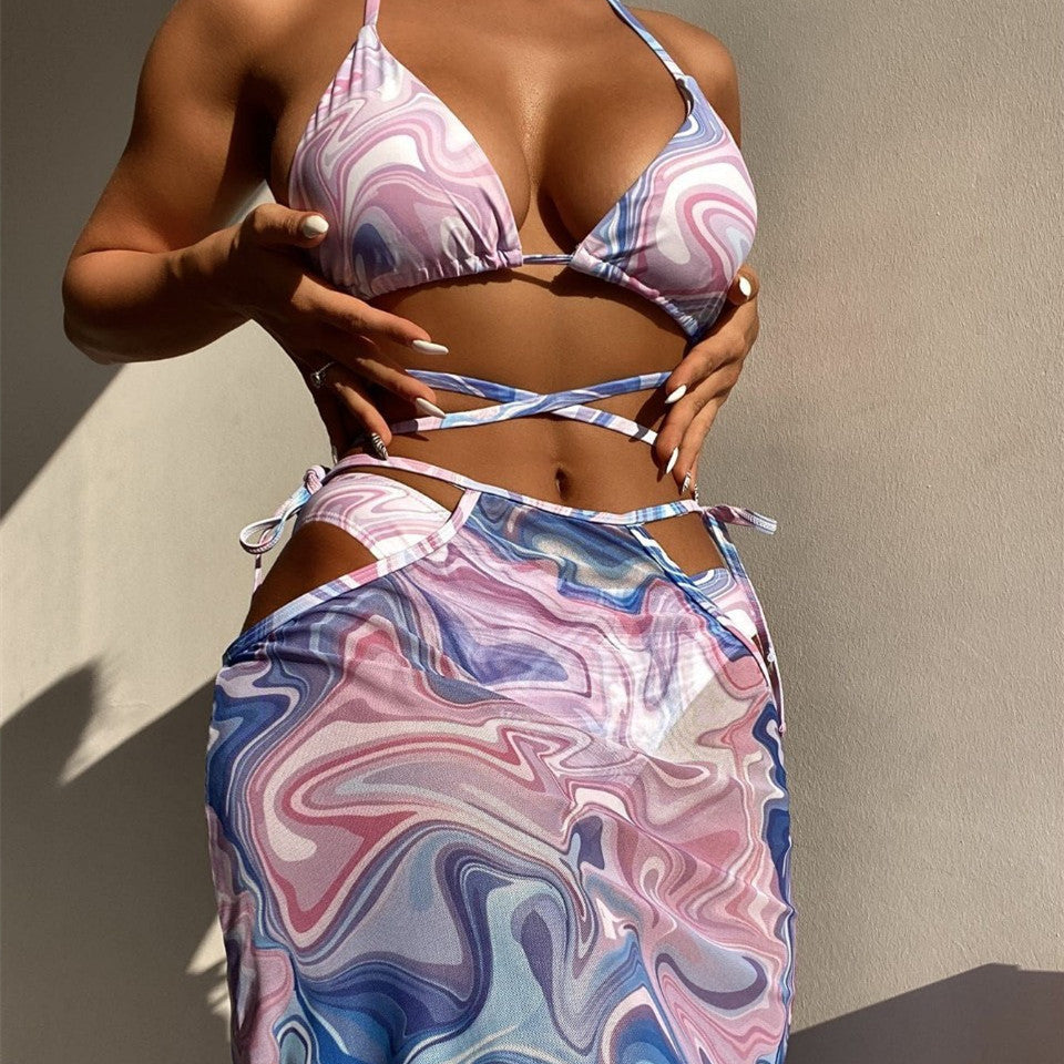 Maillot de bain 2 pièces femme – Couleur lavande tendance