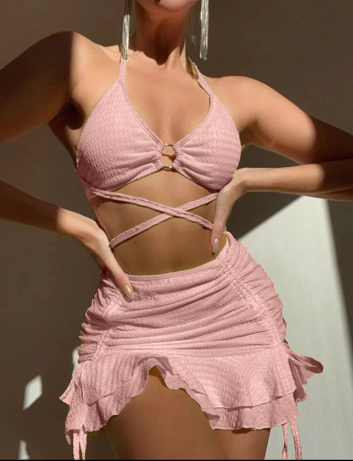 bikini jupe femme