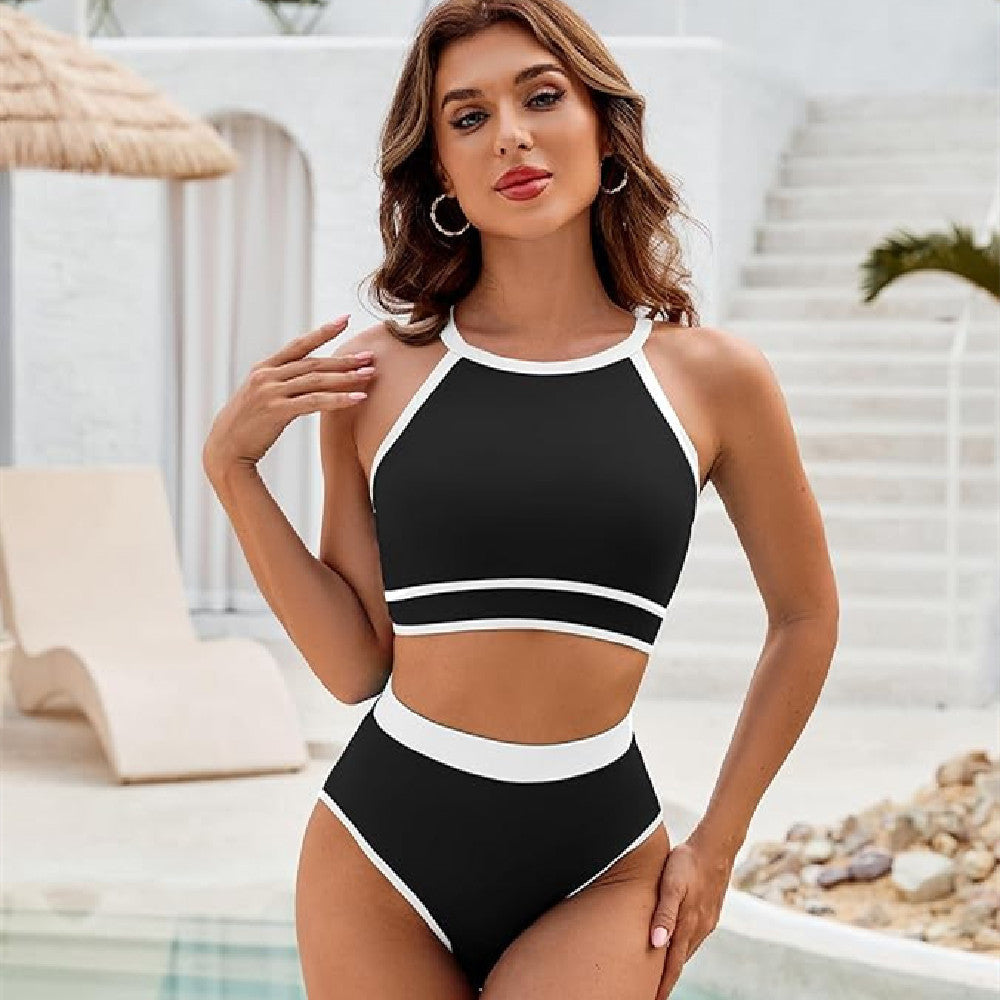 maillot de bain femme taille haute gainant