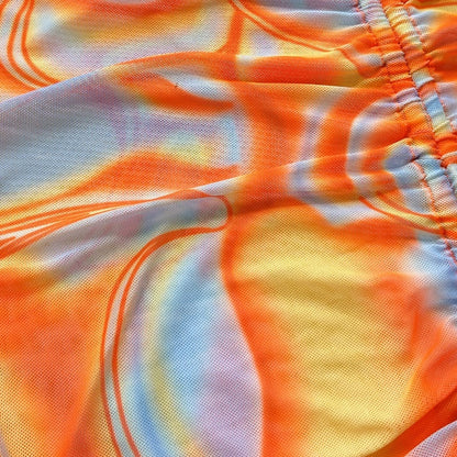 deux pièces maillot de bain orange femme