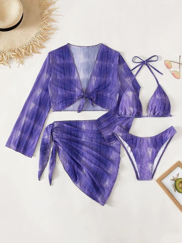 maillot de bain 2 pièces avec jupette