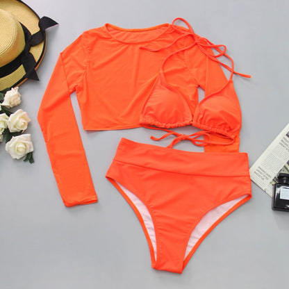 Maillot de bain crop top femme