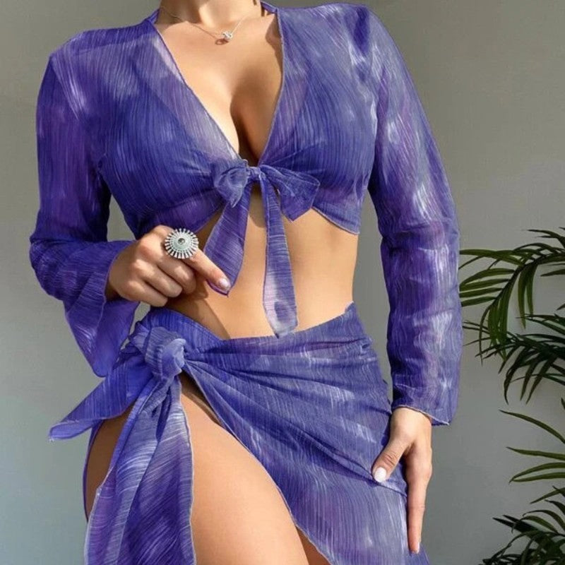 maillot de bain 2 pièces avec jupette