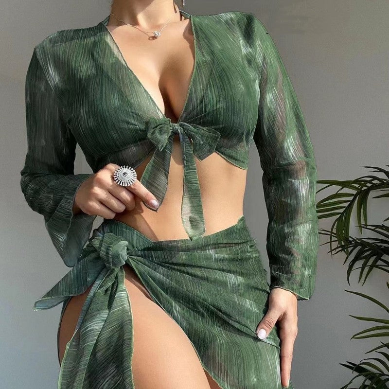 maillot de bain 2 pièces avec jupette